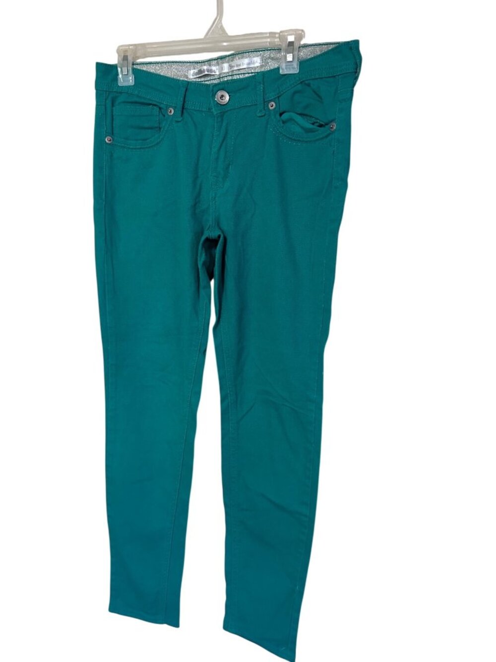 dollhouse green with silver waist band jeans size 13